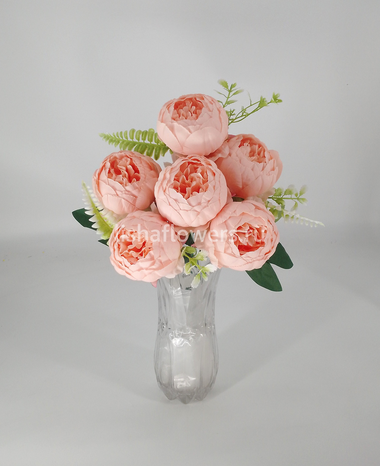 Букет пионов 7в 7г 45см.Арт.3205